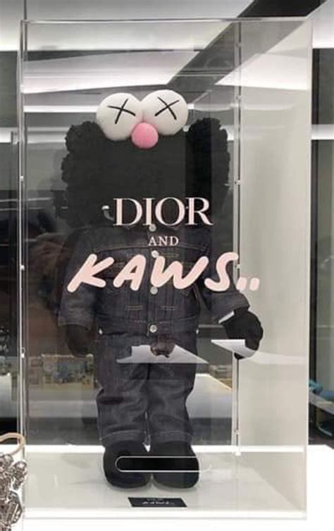 dior kaws sculpture.